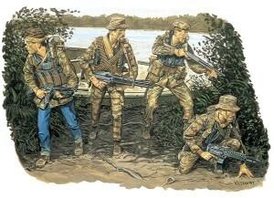 1/35 Dragon US NAVY SEALS II Figure Set - Squadron.com
