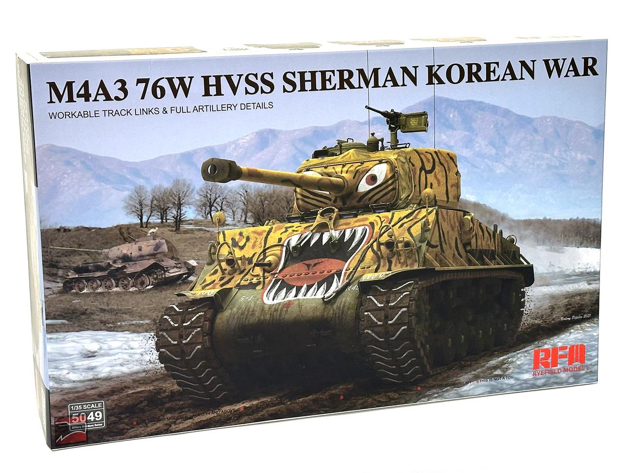 M4A3 76w HVSS Sherman Korean War, image size:1280x960