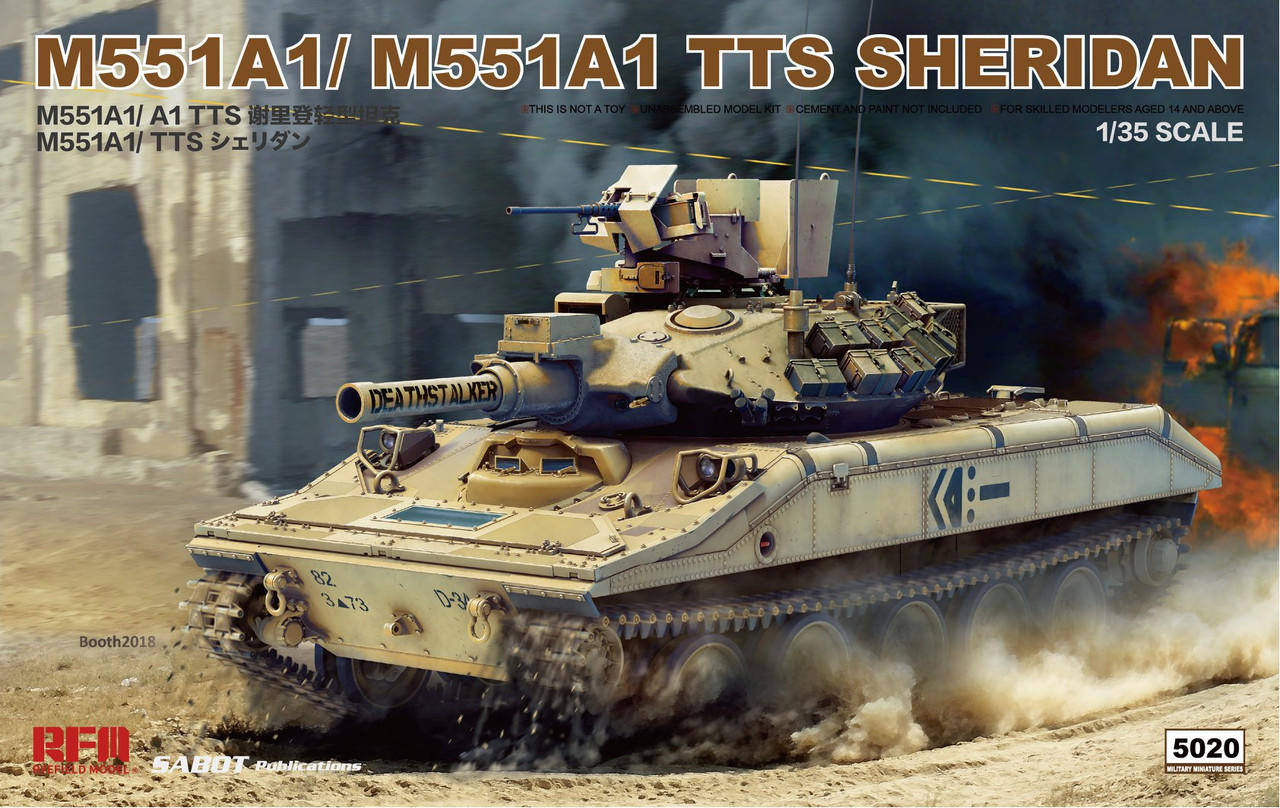 1/35 Ryefield Model M551A1/A1TTS Sheridan - Squadron.com