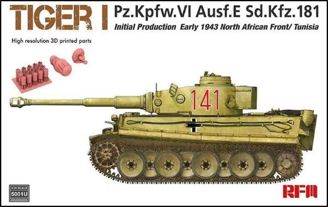 1/35 Ryefield Model Tiger I Initial Production 1943 - Squadron.com