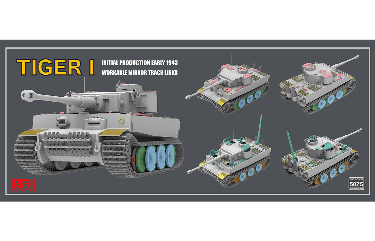 1/35 Ryefield Model Tiger I Initial Prod. 1943 w/s - Squadron.com