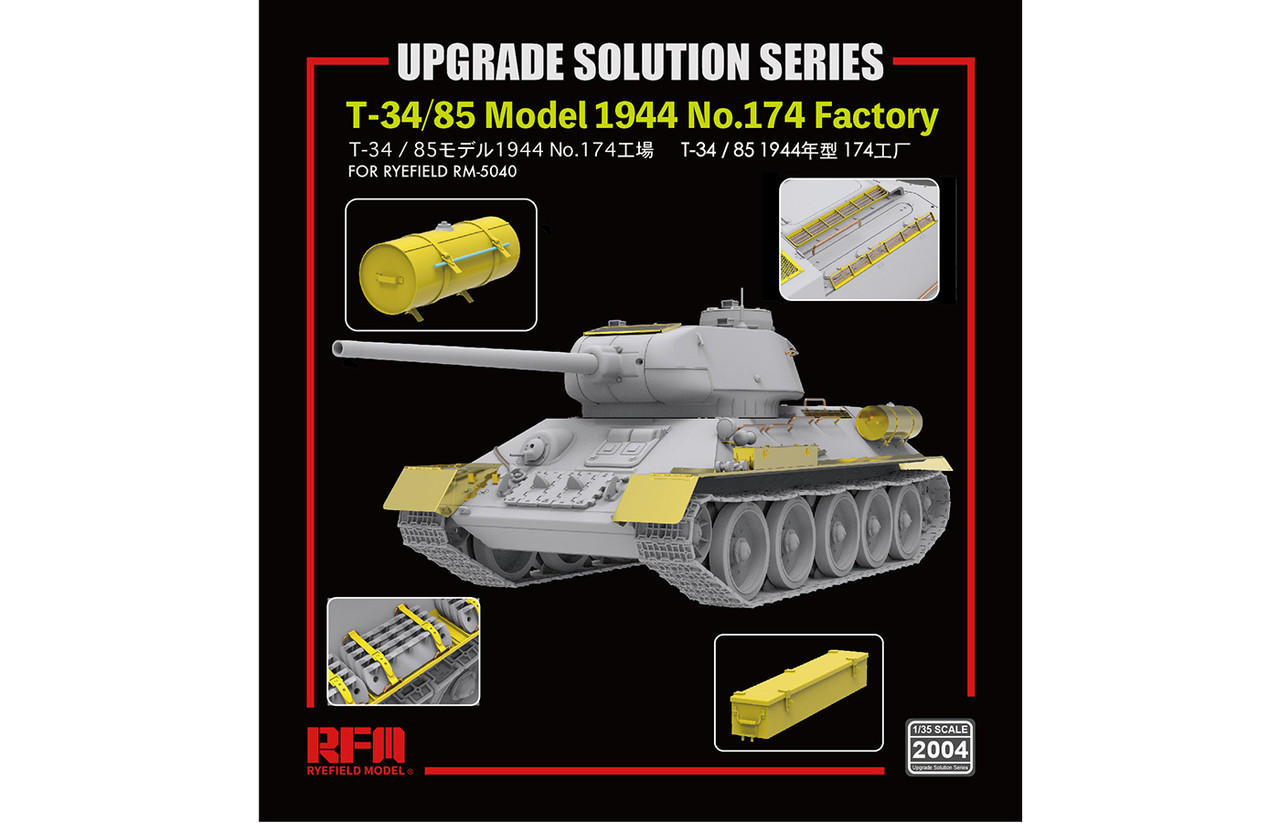 1/35 Ryefield Model Upgrade for T-34/85 1944 174 - Squadron.com
