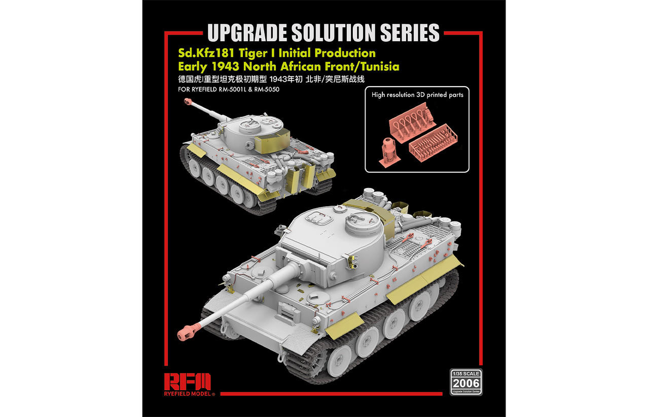 1/35 Ryefield Model Upgrade Set Early Tiger I - Squadron.com