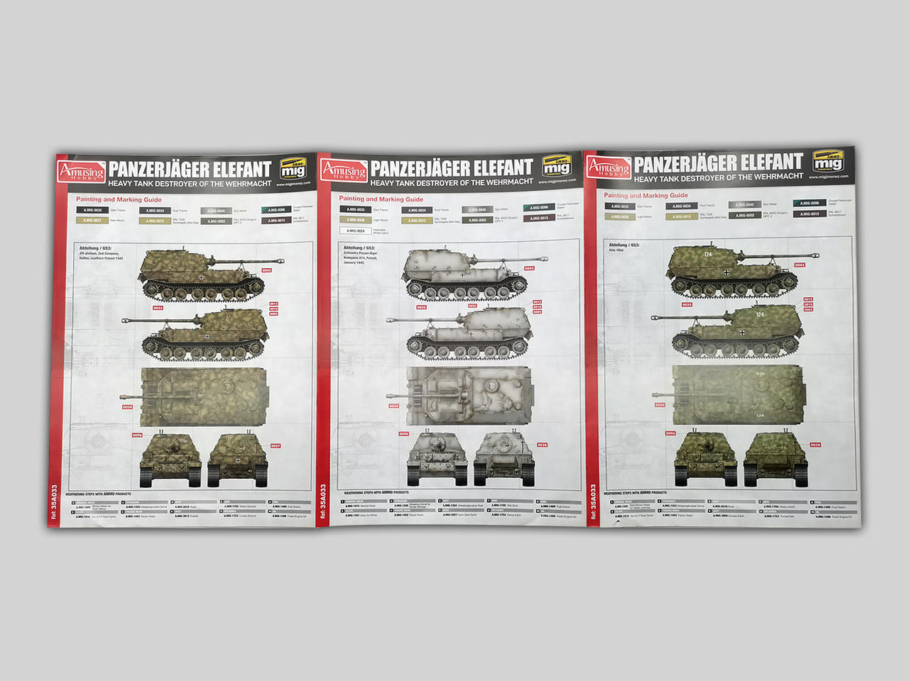 1/35 Amusing Hobby Sd.Kfz.184 Elefant w/full interior - Squadron.com