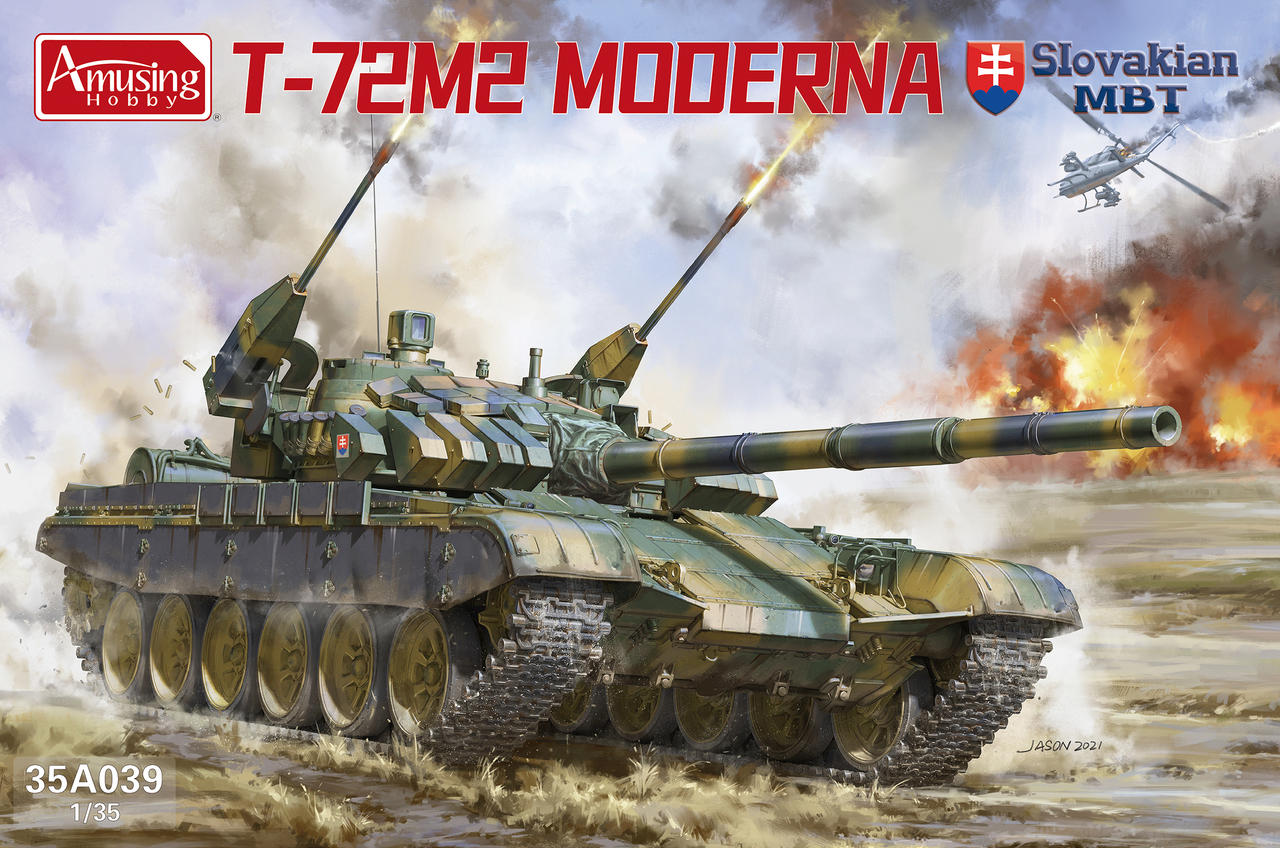 1/35 Amusing Hobby T-72M2 Moderna Slovakian MBT - Squadron.com