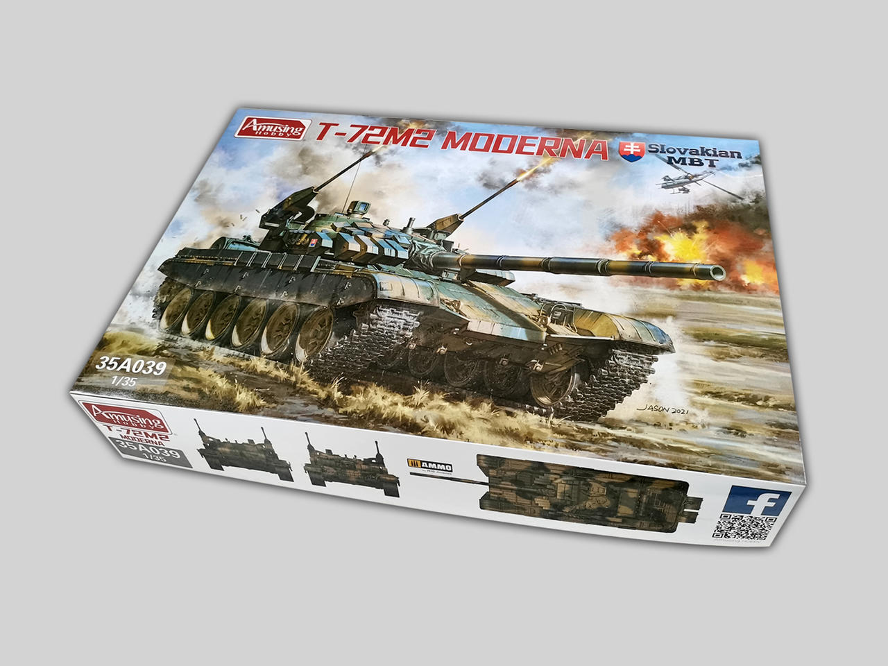 1/35 Amusing Hobby T-72M2 Moderna Slovakian MBT - Squadron.com