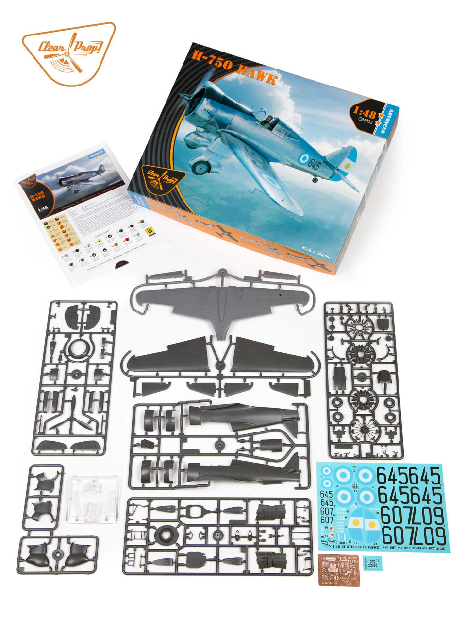 1/48 Clear Prop H750 Hawk Fighter - Squadron.com