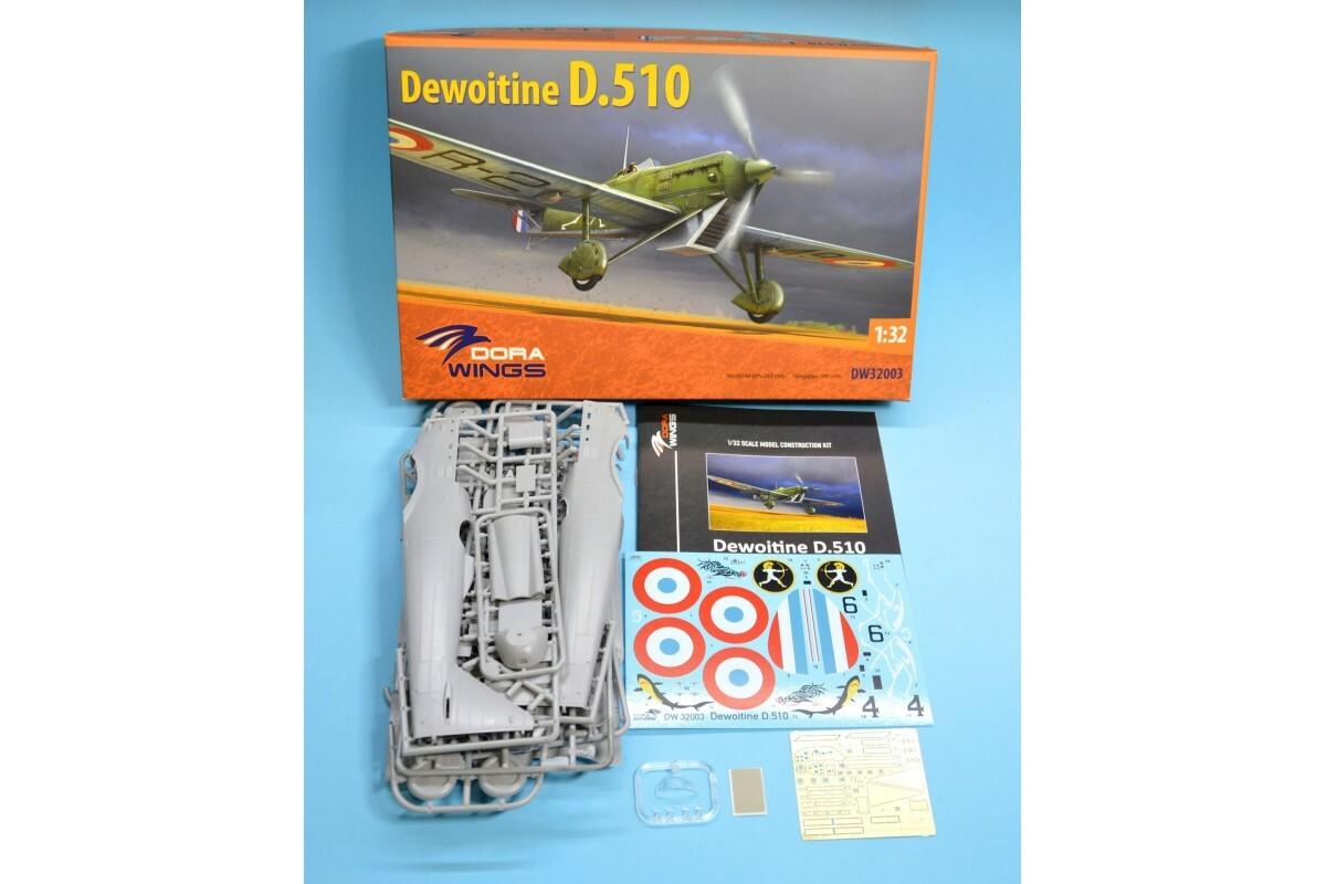 1/32 Dora Wings Dewoitine D510 French Air Force Monoplane Fighter