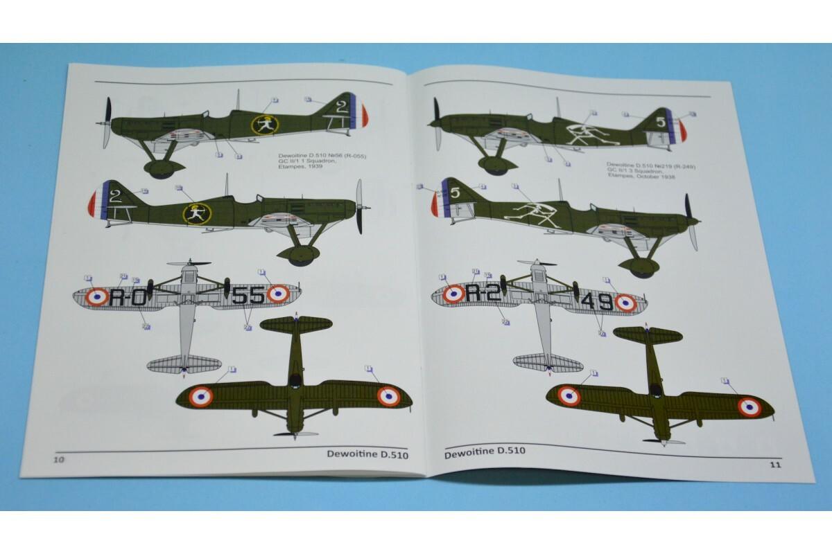 1/32 Dora Wings Dewoitine D510 French Air Force Monoplane Fighter