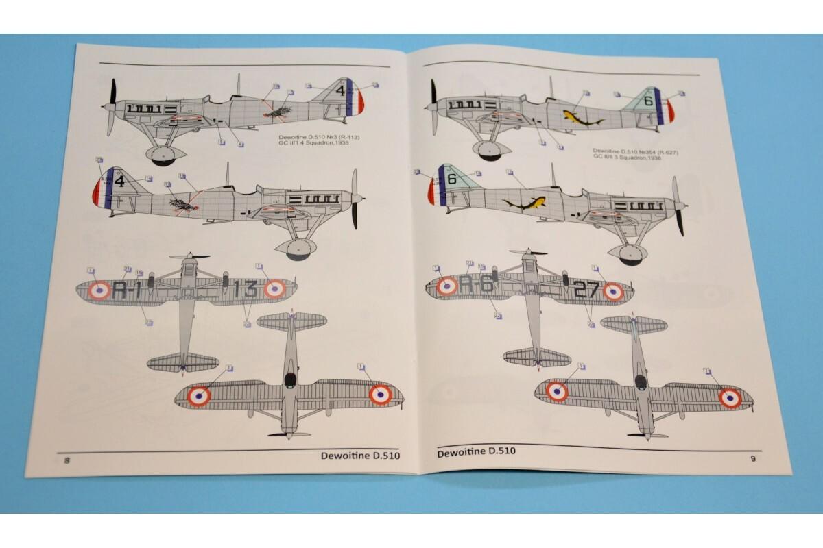 1/32 Dora Wings Dewoitine D510 French Air Force Monoplane Fighter