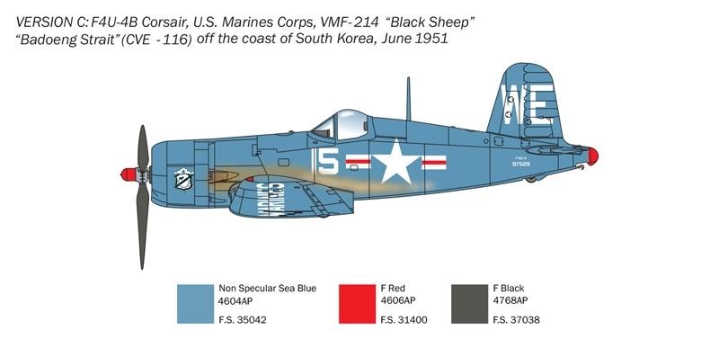 F-4U Corsair 1:72 スケールモデル F4U Corsair 1:72 Display Model - Easy Model EM-37235 - $21.95