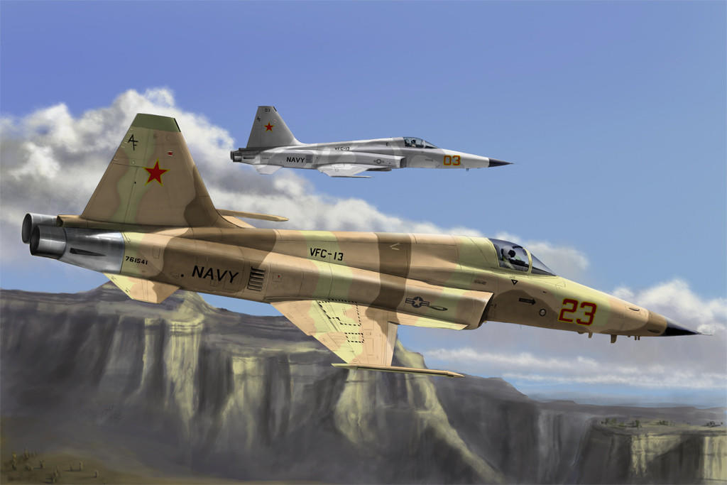 1/72 Hobby Boss F-5E Tiger II Fighter - HY80207 - Squadron.com