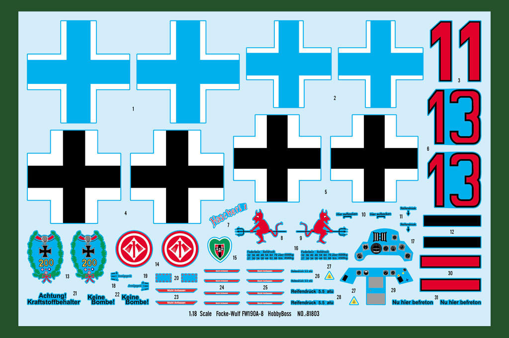 1/18 Hobby Boss Focke-Wulf Fw 190A-8 - HY81803 - Squadron.com