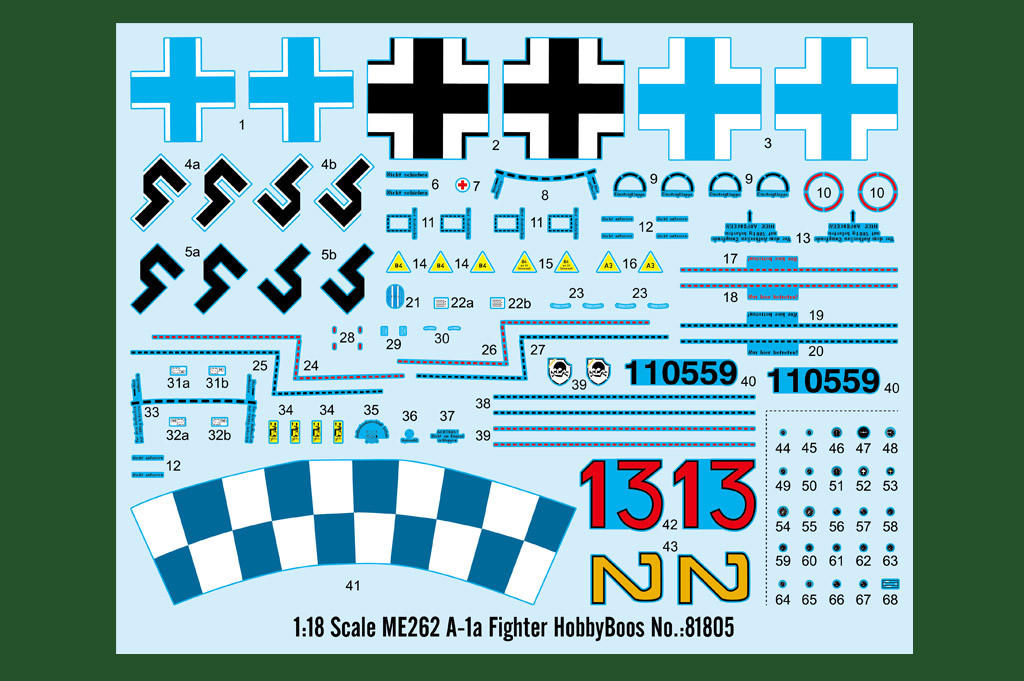 1/18 Hobby Boss Me 262 Fighter - HY81805 - Squadron.com