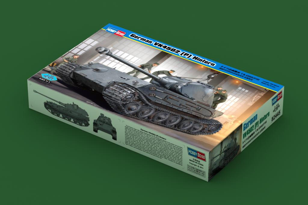 ホビーボス　1/35 VK4502★プラモデル完成品★ 1/35 Hobby Boss German VK4502 (P) Hintern - HY82445