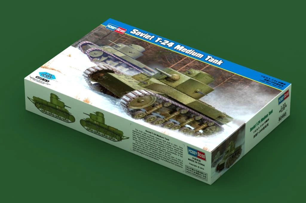 1/35 Hobby Boss T-24 Medium Tank - HY82493 - Squadron.com