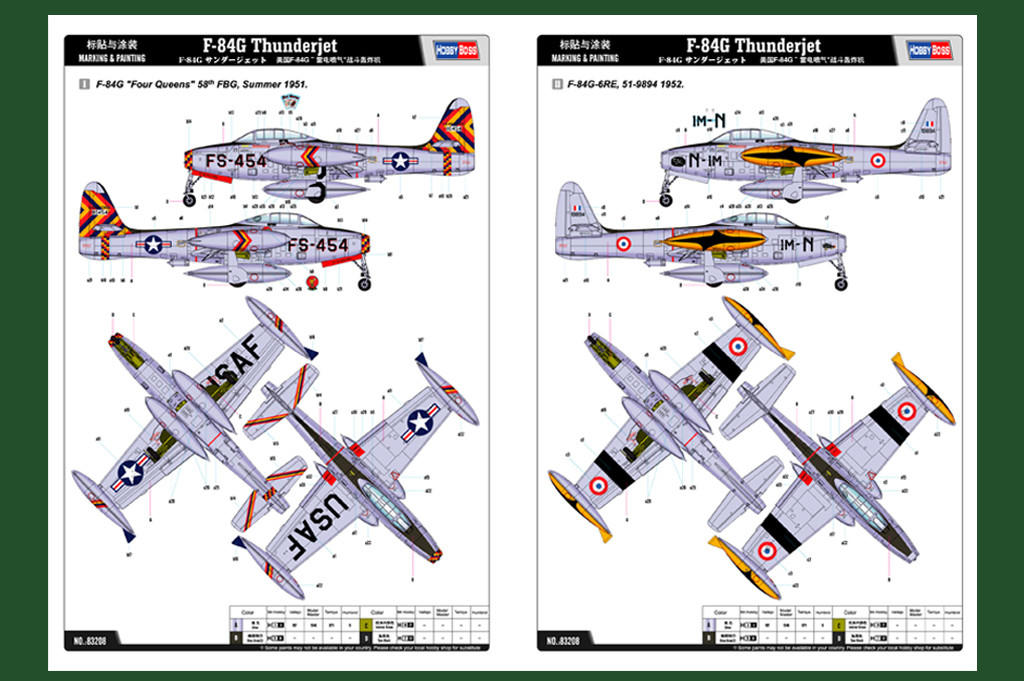 1/32 Hobby Boss F-84G Thunderjet - HY83208 - Squadron.com