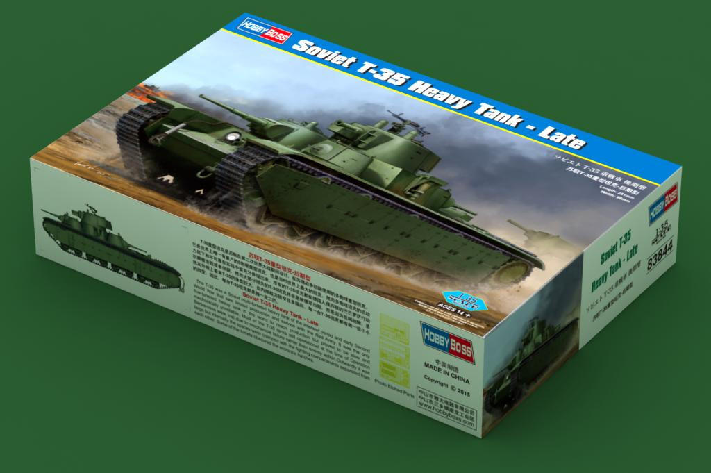 1/35 Hobby Boss T-35 Heavy Tank Late - HY83844 - Squadron.com