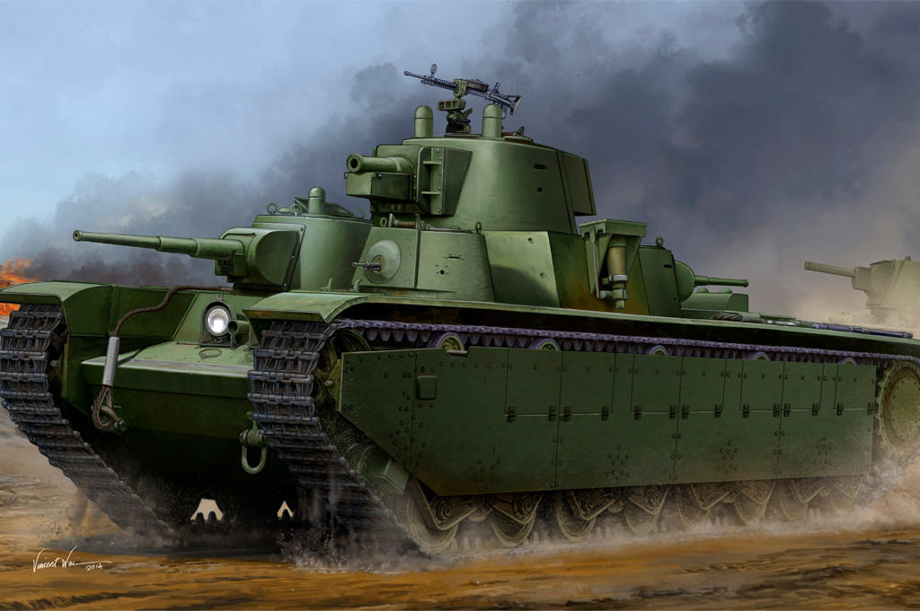 1/35 Hobby Boss T-35 Heavy Tank Late - HY83844 - Squadron.com