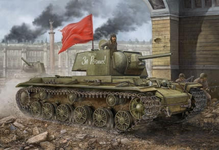 1/48 Hobby Boss Russian KV-1 Model 1942 Tank with Simplified