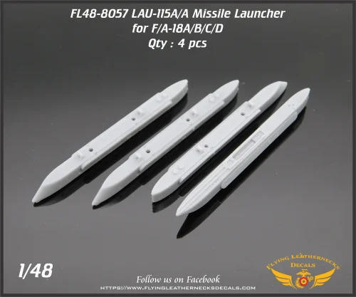 1/48 Flying Leathernecks LAU-115/A Launcher (F/A-18 AIM-7 Dual AIM