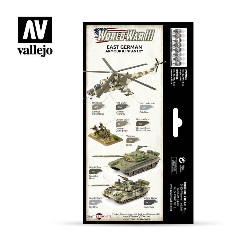 Vallejo Model Color WWII German Infantry (6) Set - Hard Knox Games