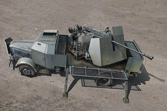 L4500A mit 5cm Flak 41 II 1/35スケール 1/35 Trumpeter L4500A mit 5cm Flak 41 II Plastic Kit - Squadron.com