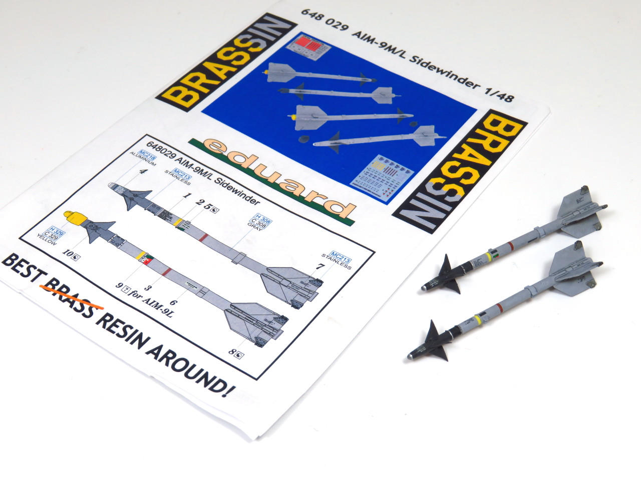 1/48 Eduard AIM9M/L Sidewinder (PE & Resin) - Squadron.com