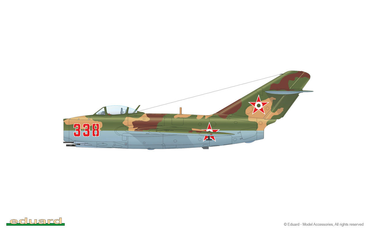 1/72 MiG15bis Soviet Cold War Jet Fighter (Profi-Pack Plastic Kit