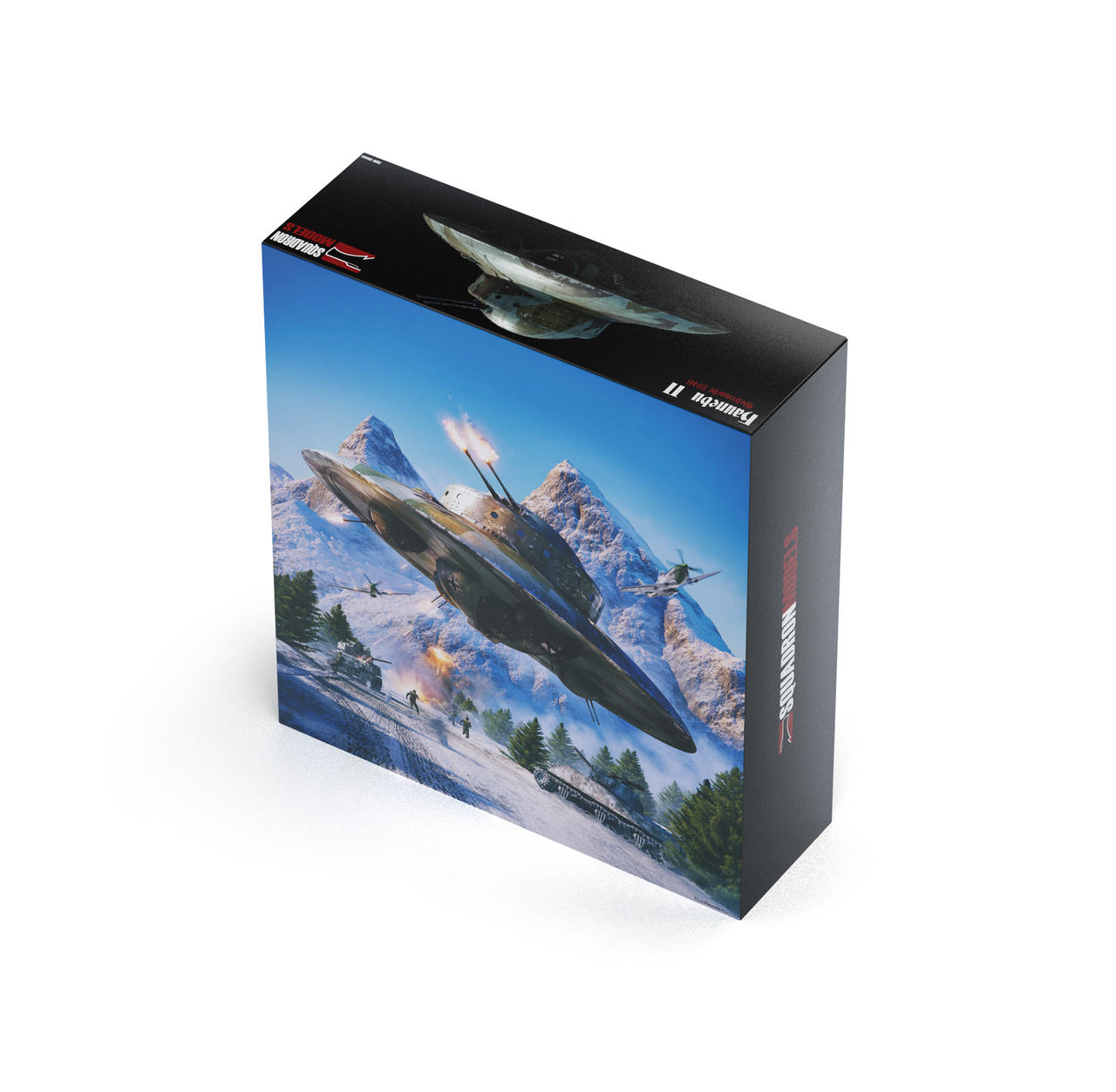 UFOモデルキット 1/72 スケール 1/72 Squadron Models Haunebu II German Flying Saucer UFO