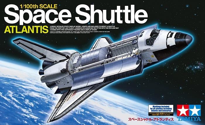 1/100 Tamiya Space Shuttle Atlantis Plastic Model Kit