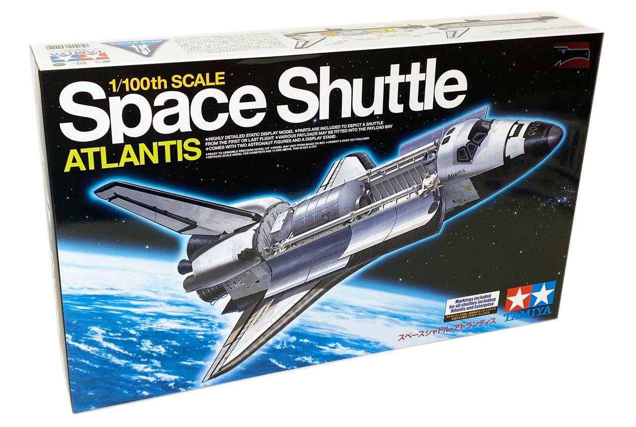 1/100 Tamiya Space Shuttle Atlantis Plastic Model Kit - Squadron.com