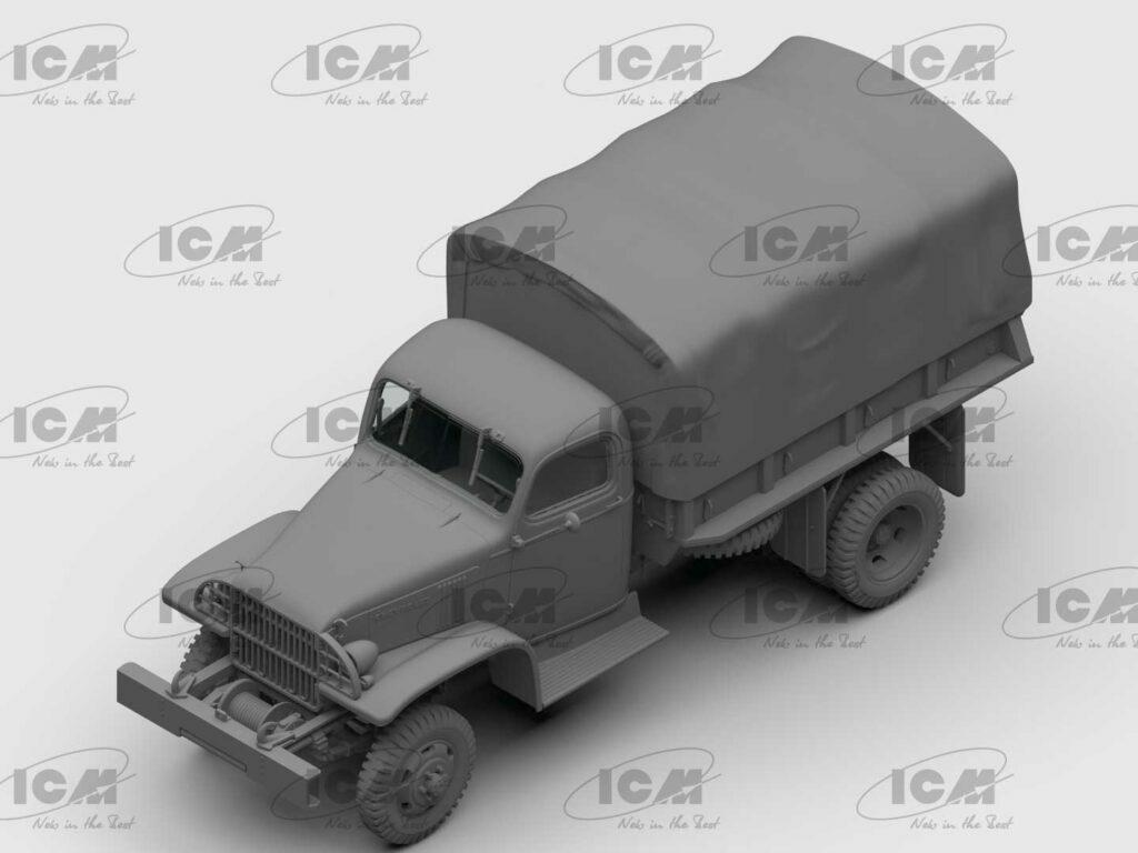 1/35 ICM G7117 US Military Truck Plastic Model Kit - Squadron.com