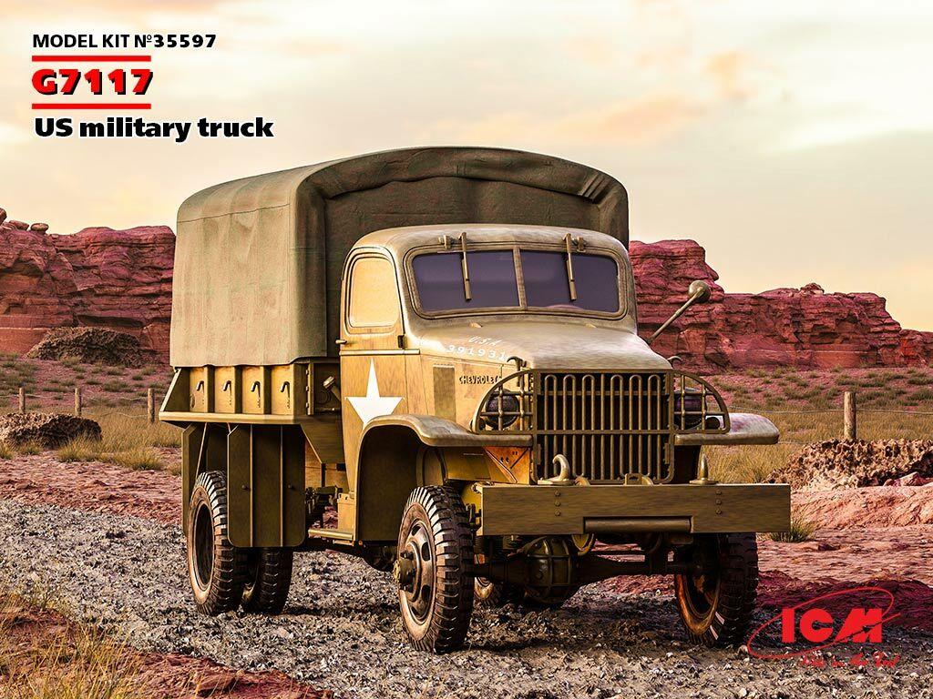 1/35 ICM G7117 US Military Truck Plastic Model Kit - Squadron.com