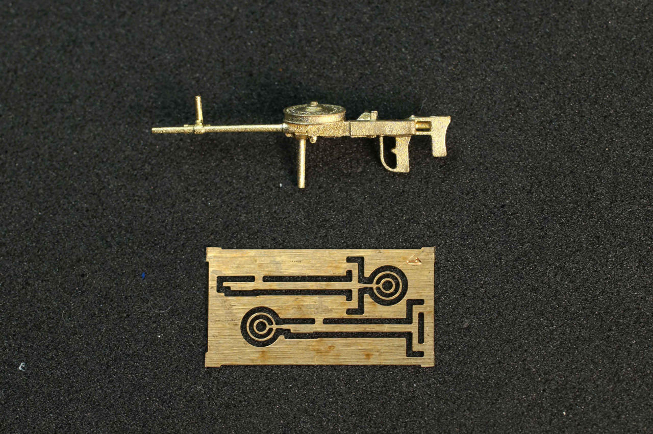 1/72 Mini World Type 89(Te-4) Japanese Machine Gun (Japan