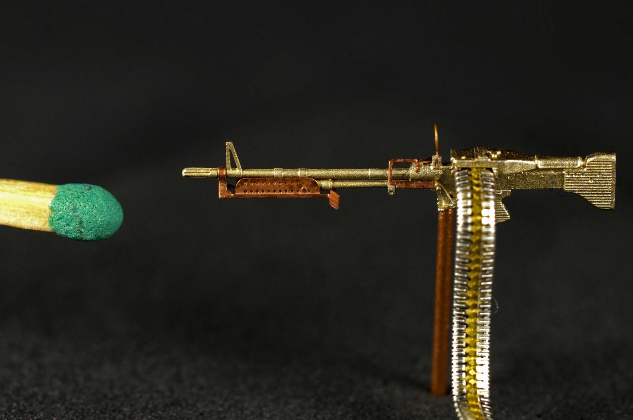 1/48 Mini World M60 machine gun on (mount variant) (USA