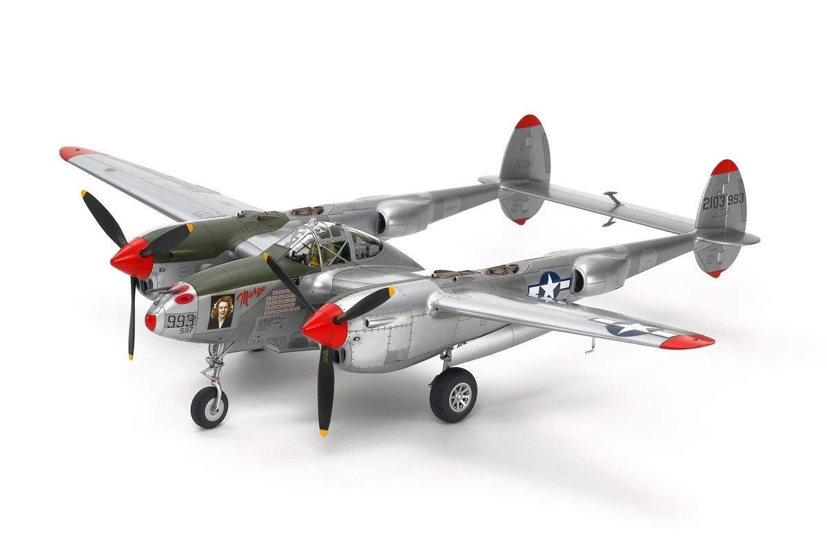 1/48 Tamiya P-38J Lightning Plastic Model Kit - Squadron.com