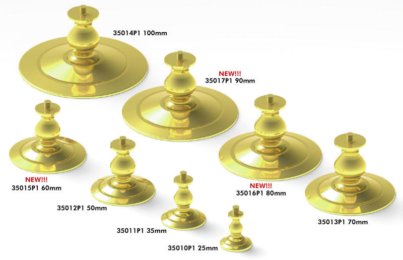 Polished Brass Model Ship Display Pedestals – Wood Base For Ship Models