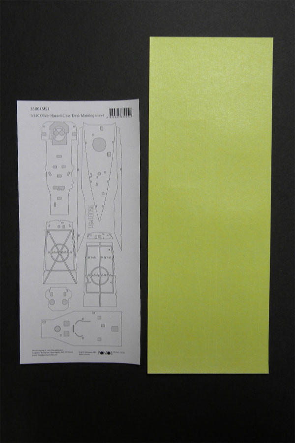 1/350 Pontos Model USS Oliver Hazard Perry Class Deck Masking