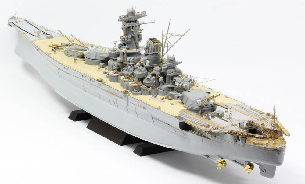 1/350 Pontos Model IJN Musashi 1944 Detail up set Advanced Hinoki