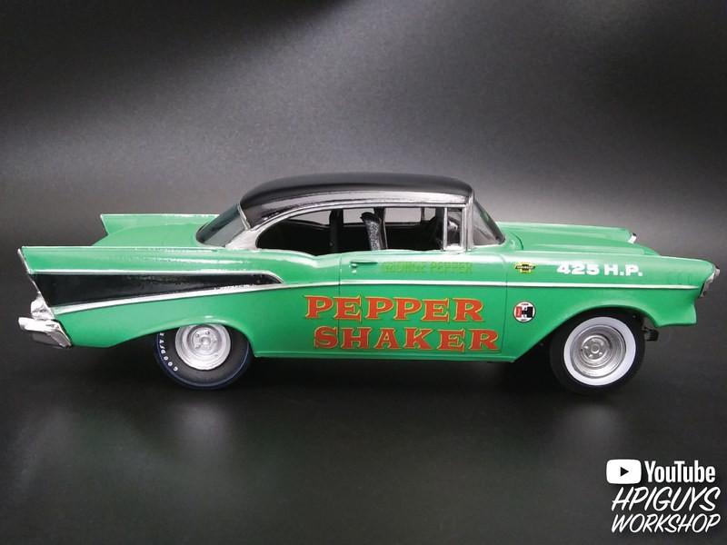 1/25 AMT 1957 Chevy Bel Air Pepper Shaker Race Car - Squadron.com