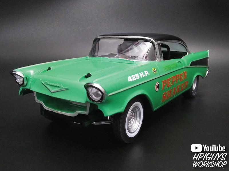 1/25 AMT 1957 Chevy Bel Air Pepper Shaker Race Car - Squadron.com