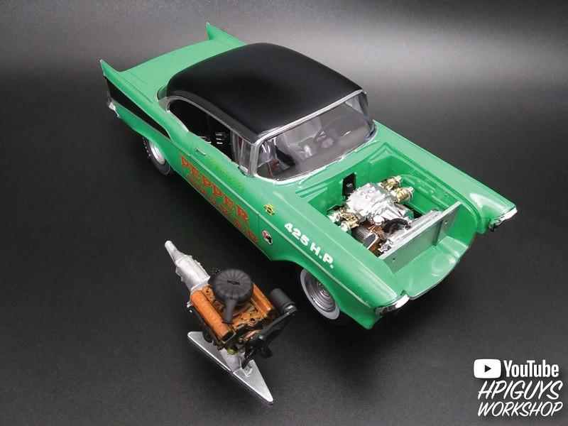 AMT 1/25 1957 シェビー ペッパー・シェイカー z2zed1b 1/25 AMT 1957 Chevy Bel Air Pepper Shaker Race Car