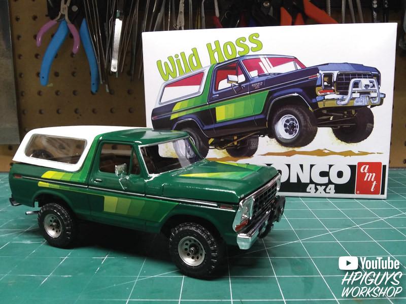 プラモデル　1/25 1978 フォード ブロンコ ワイルド ホス 4×4 [AMT1304] Amazon | AMT 1/25 1978 フォード ブロンコ ワイルドホス 4×4