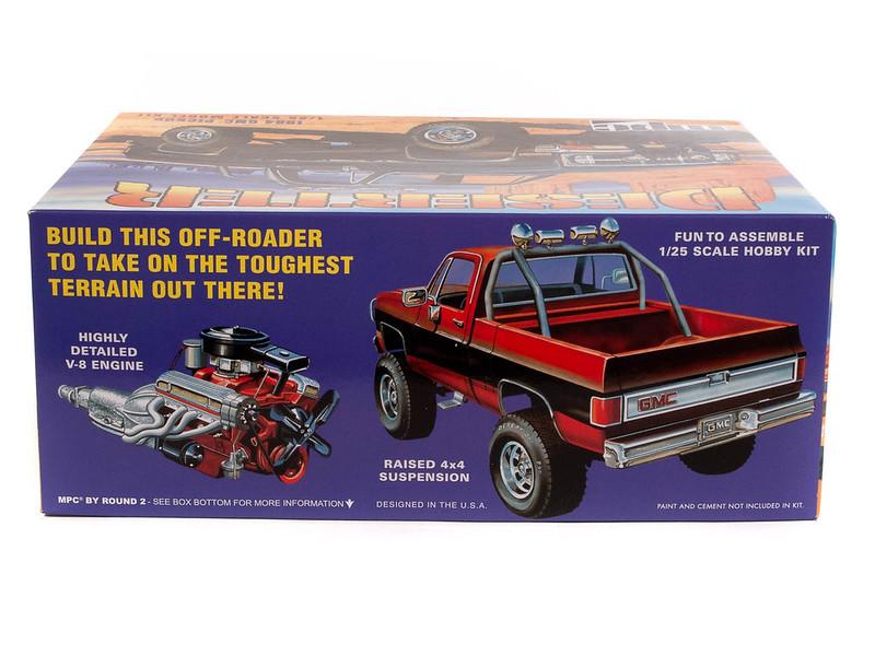 プラッツ MPC847 1/25 1984 GMC ピックアップトラック (成形色:ホワイト) ggw725x MPC 1984 GMC Pickup (Molded in White) 1:25 Scale Model Kit