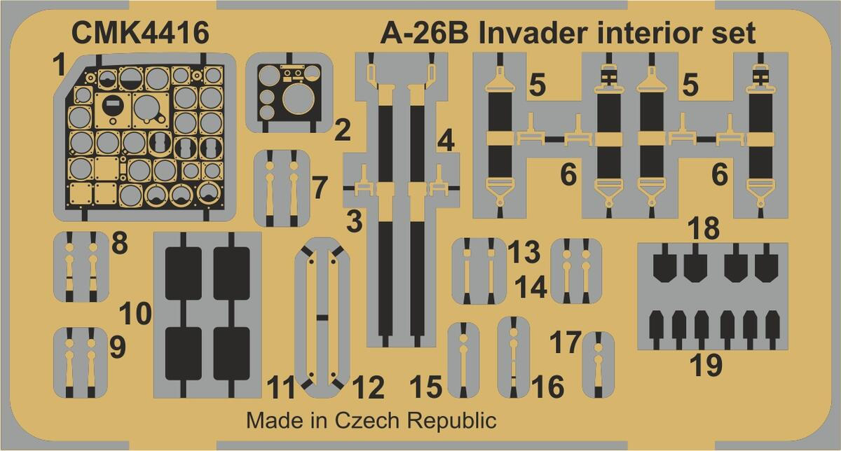 1/48 CMK A-26B Invader Cockpit Resin - Squadron.com