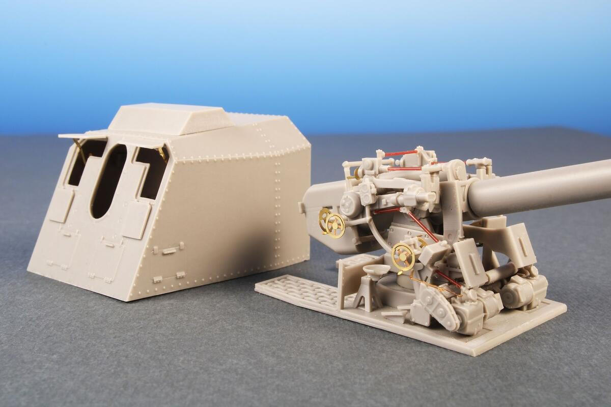 1/72 CMK 15 cm TbtsK C/36 WWII German Destroyer Gun Resin