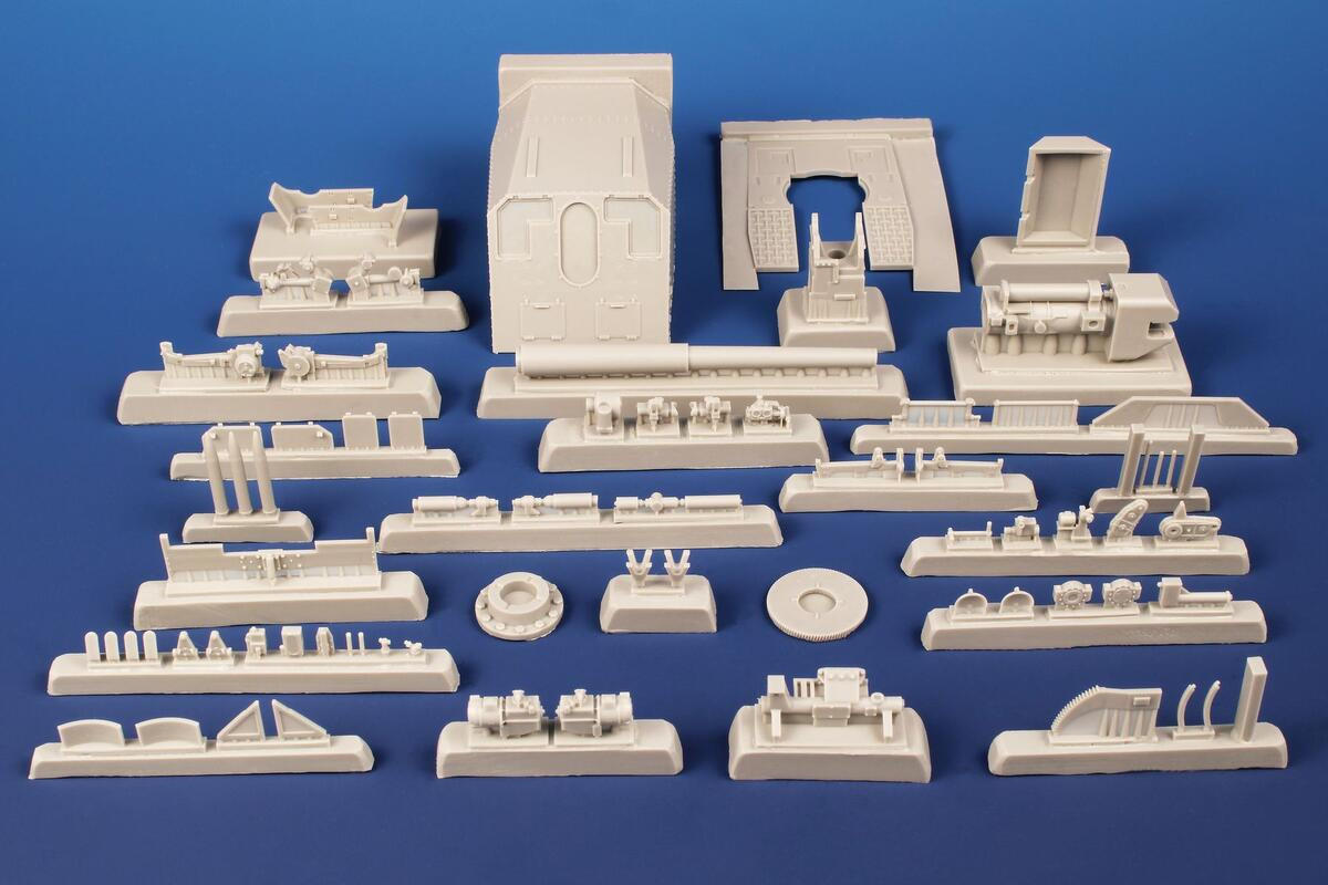 1/72 CMK 15 cm TbtsK C/36 WWII German Destroyer Gun Resin