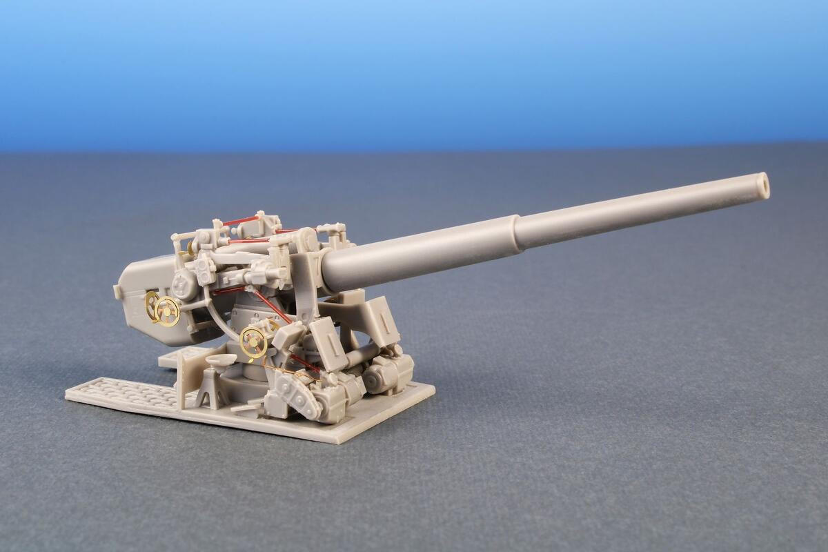 1/72 CMK 15 cm TbtsK C/36 WWII German Destroyer Gun Resin