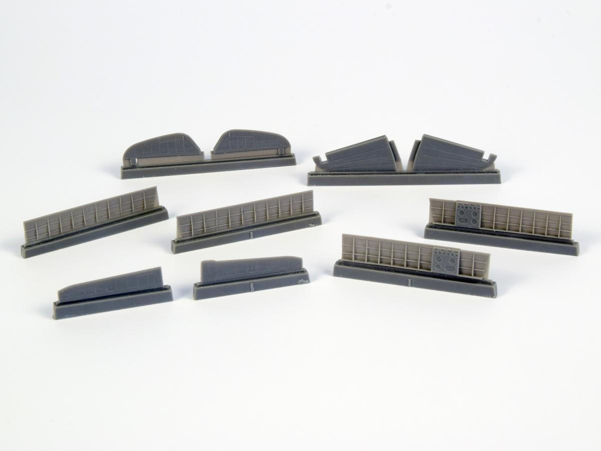 1/72 CMK P-40 - Control Surfaces for Special Hobby kits Resin 